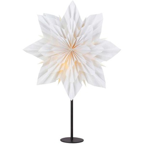 Markslöjd Dekostern, Weiß, Papier, Stern, Stern, 43x65x14 cm, stehend, zum Stellen, Dekoration, Weihnachtsdekoration, Adventssterne