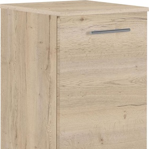 Midischrank MARLIN 3040 Schränke Gr. B/H/T: 40 cm x 91,2 cm x 35 cm, links, 1 St., weiß (eiche struktur weiß) Badmöbelserien Breite 40 cm