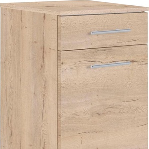 Midischrank MARLIN 3040 Schränke Gr. B/H/T: 40 cm x 91,2 cm x 35 cm, rechts, 1 St., weiß (eiche struktur weiß) Bad-Midischränke Badmöbelserien Breite 40 cm