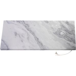 MARMONY Infrarotheizung Carrara, 800 Watt Heizkörper in Carrara-Optik Gr. B/H/T: 100 cm x 40 cm x 2 cm, 800 W, grau (naturstein oder marmor) Heizkörper