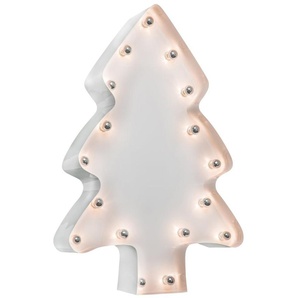 MARQUEE LIGHTS LED Dekolicht Weihnachtsbaum, Weihnachtsdeko, ohne Leuchtmittel, Warmweiß, Wandlampe,Tischlampe Xmas-Tree 17 Lichtquellen E14 (exkl) -82x122cm