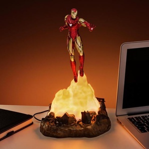 Marvel Led-Dekoleuchte Iron Man, Mehrfarbig, Rot, Gold, Kunststoff, 18.2x31.65x19.0 cm, Lampen & Leuchten, Innenbeleuchtung, Dekoleuchten