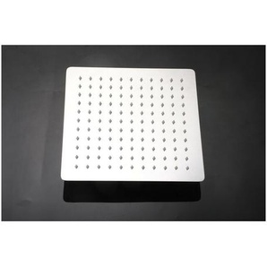 Duschkopf Kopfbrause 25x25 cm Regendusche aus Edelstahl mit 1 Strahlart G1/2 individuell einsetzbar - Marwell