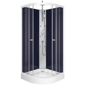 Marwell Komplettdusche Night, BxT: 85x85 cm, Einscheibensicherheitsglas, inkl. Armaturen