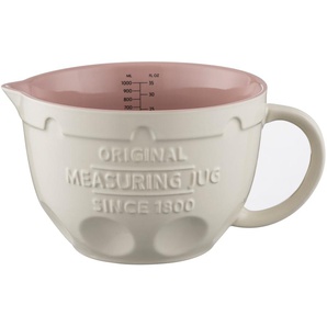 Messbecher MASON CASH Gr. Volumen 1 l, beige (hellbeige) Back- Kochhelfer 3-in1, zum Abmessen, Mischen und Ausgießen, 1 Liter