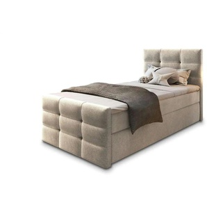 MASSENO Boxbett mit Bettkasten Amon ¦ beige ¦ Maße (cm): B: 80 H: 98