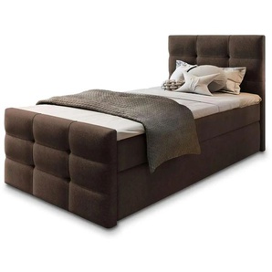 MASSENO Boxbett mit Bettkasten Amon ¦ braun ¦ Maße (cm): H: 98