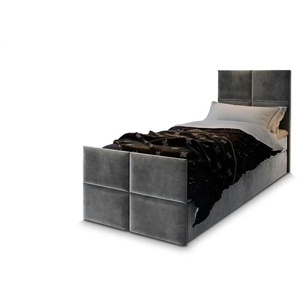 MASSENO Boxbett mit Bettkasten Ariel ¦ grau ¦ Maße (cm): B: 80 H: 98