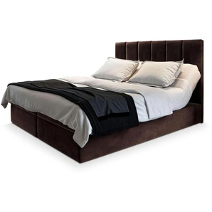 MASSENO Boxbett mit Bettkasten Barino ¦ braun ¦ Maße (cm): B: 160 H: 98