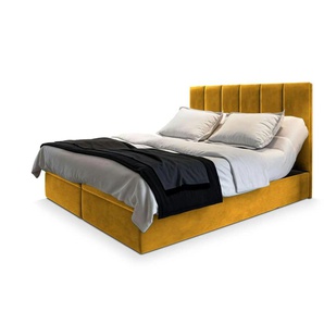 MASSENO Boxbett mit Bettkasten Barino ¦ gelb ¦ Maße (cm): B: 160 H: 98