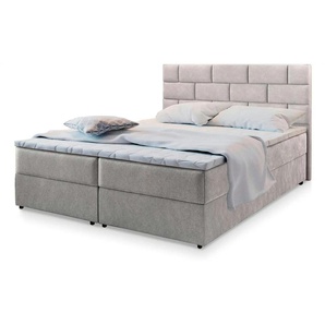 MASSENO Boxbett mit Bettkasten Kerlo - beige - Materialmix - 160 cm - 98 cm | Möbel Kraft