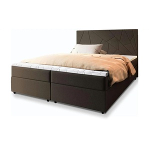 MASSENO Boxbett mit Bettkasten Mado ¦ braun ¦ Maße (cm): B: 140 H: 98