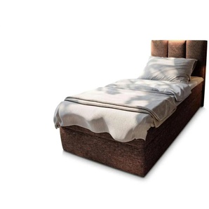 MASSENO Boxbett mit Bettkasten Meril ¦ braun ¦ Maße (cm): B: 80 H: 98