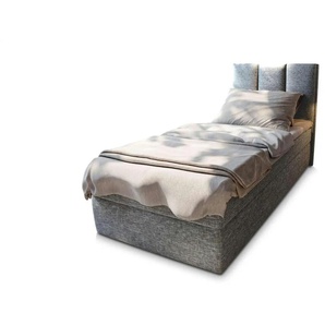 MASSENO Boxbett mit Bettkasten Meril ¦ grau ¦ Maße (cm): B: 80 H: 98