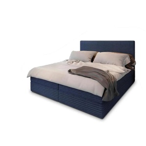MASSENO Boxbett mit Bettkasten Pisa ¦ blau ¦ Maße (cm): B: 160 H: 98