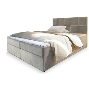 MASSENO Boxbett mit Bettkasten Prata ¦ beige ¦ Maße (cm): B: 140 H: 98