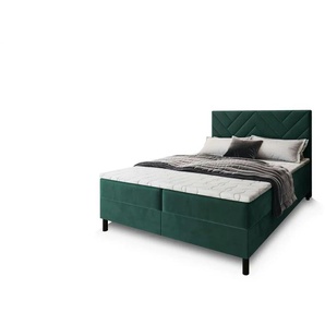 MASSENO Boxbett mit Bettkasten Rokis ¦ grün ¦ Maße (cm): B: 160 H: 98
