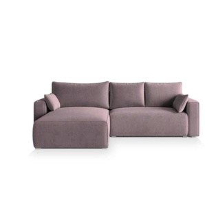 MASSENO Ecksofa mit Schlaffunktion Foril - lila/violett - Materialmix - 265 cm - 83 cm | Möbel Kraft