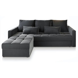 MASSENO Ecksofa mit Schlaffunktion Kos ¦ grau ¦ Maße (cm): B: 220 H: 85