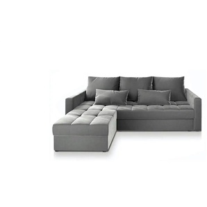 MASSENO Ecksofa mit Schlaffunktion Kos ¦ grau ¦ Maße (cm): B: 220 H: 85