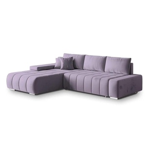 MASSENO Ecksofa mit Schlaffunktion Alese - lila/violett - Materialmix - 265 cm - 85 cm | Möbel Kraft