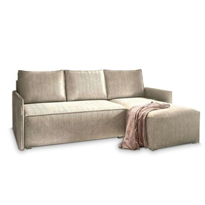 MASSENO Ecksofa mit Schlaffunktion Perusi ¦ beige ¦ Maße (cm): B: 206 H: 85