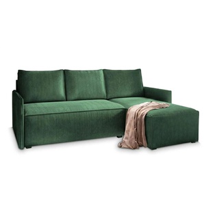 MASSENO Ecksofa mit Schlaffunktion Perusi - grün - Materialmix - 206 cm - 85 cm | Möbel Kraft