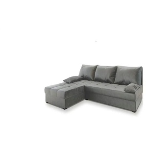 MASSENO Ecksofa mit Schlaffunktion Rita ¦ grau ¦ Maße (cm): B: 200 H: 85
