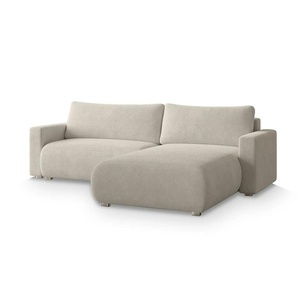 MASSENO Ecksofa mit Schlaffunktion Turin ¦ creme ¦ Maße (cm): B: 265 H: 83