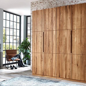 Massiver Drehtürenschrank 202cm Braun
