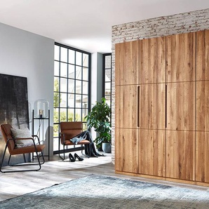 Massiver Drehtürenschrank 252cm Braun