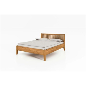 Massivholzbett  Erik ¦ holzfarben ¦ Maße (cm): B: 205 H: 92