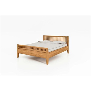 Massivholzbett  Erik ¦ holzfarben ¦ Maße (cm): B: 165 H: 92