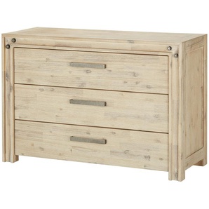 HASENA Massivholz-Kommode  Rivera ¦ holzfarben ¦ Maße (cm): B: 120 H: 81 T: 46.0