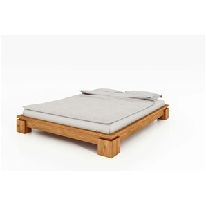 Massivholzbett ohne Kopfteil Theo ¦ holzfarben ¦ Maße (cm): B: 188 H: 25