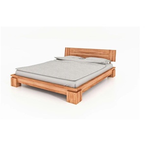 Massivholzbett niedrig Theo ¦ holzfarben ¦ Maße (cm): B: 168 H: 72