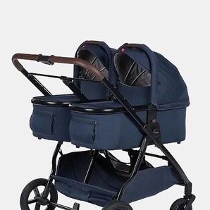 Mast – M. Twin x – Zwillingskinderwagen mit verstellbarem Schiebegriff und Light – Rädern – Set 2in1 – Blueberry 185283