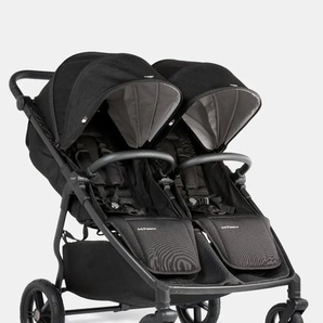 Mast – M. Twin x – Zwillingssportwagen mit verstellbarem Schiebegriff und HP – Rädern – Onyx 185235