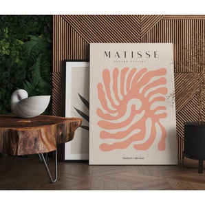 Matisse Modern Gallery - Koralle Apricot Als Leinwandbild Art_0894
