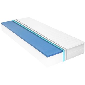 Matratze 180 x 200 cm Viskoelastischer Memory-Schaum 18 cm H2