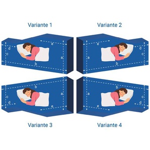 Matratzen nach Maß - Konfigurator für Matratzen mit einer Schräge