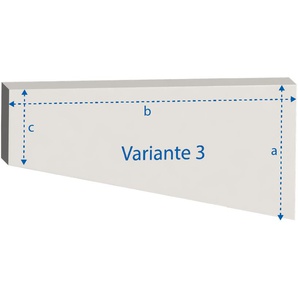 Matratzen nach Maß mit einer schrägen Seite
