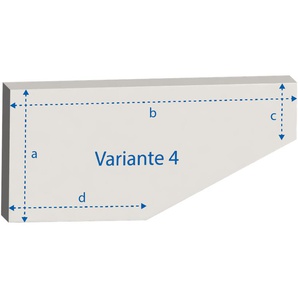Matratzen nach Maß mit schrägem Eckabschnitt