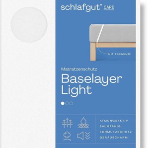 Matratzenauflage Baselayer Matratzenschutz Light Schlafgut, mit Eckgummis