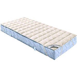 Matratzenauflage F.A.N. SCHLAFKOMFORT Wash Cotton Matratzenzubehör Gr. B/H/L: 140 cm x 1,5 cm x 200 cm 1 St., beige (natur) Matratzenschoner Topper