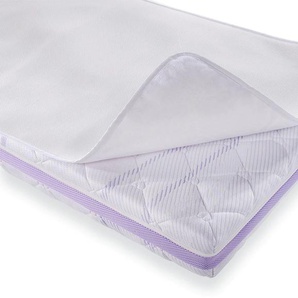 Matratzenauflage TRÄUMELAND Airsafe 3D-Nässeschutzauflage Matratzenzubehör Gr. B/H/L: 120 cm x 1 cm x 200 cm 1 St., weiß Matratzenschoner Topper wasserdicht