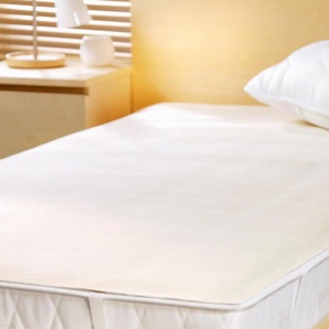 Matratzenschutzbezug SETEX Matratzenzubehör Gr. B/L: 140 cm x 200 cm 1 St., beige Matratzenschoner Matratzenzubehör hergestellt in Deutschland