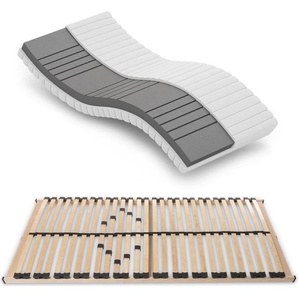 Matratzenset Betten-ABC KSP-500, 90 x 200 cm, H3 + Lattenrost Max 1 NV MZV