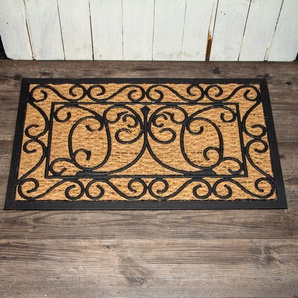 Matte für den Hauseingang, Türmatte im Landhausstil, Treppenschoner aus Kokos