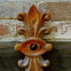 Maueranker Dekoration Pfettenanker für Fachwerk+Gartenmauer Ornament Rosette